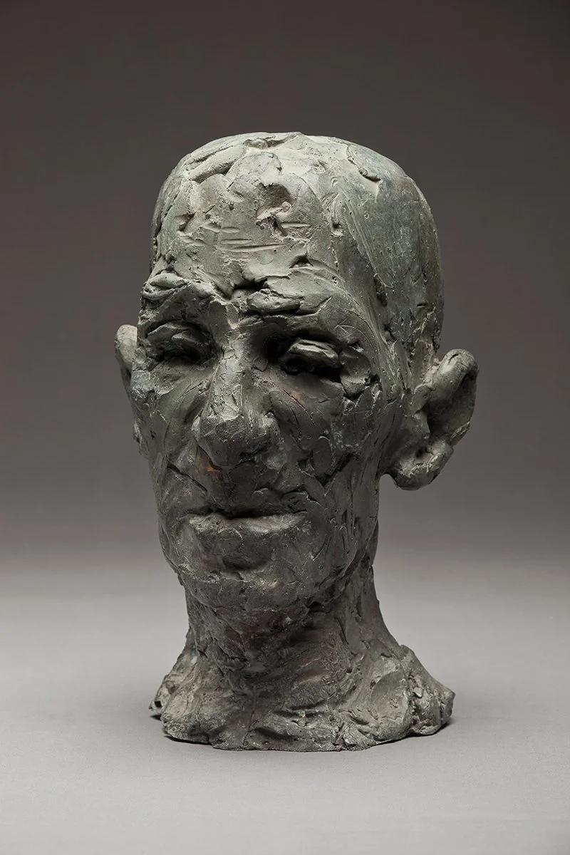 57. Despondent Man, Bronze, 1962-65, 27 x 20 x 18 cm
