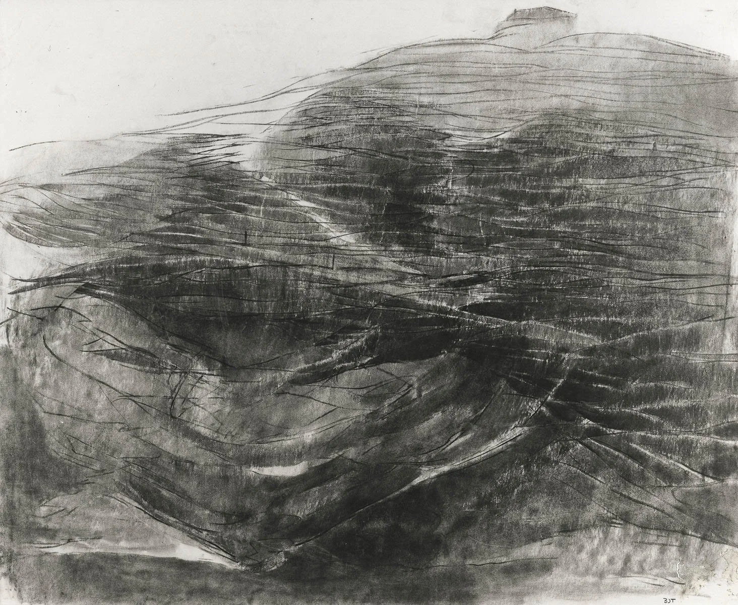 157. Landscape from the "Eagle's Nest" Italy, 86.5 x 120 cm, 1998, NFS