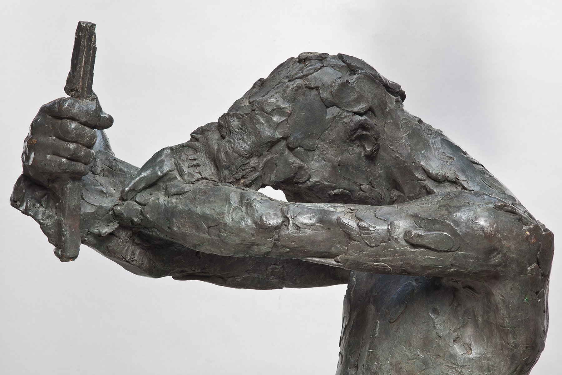 29. Detail of the Executioner, Bronze, 1980