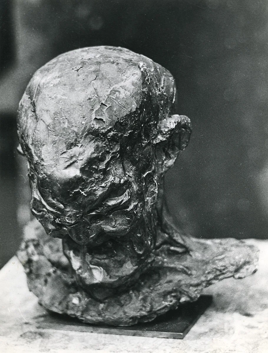 16. Anguished Head 3, Bronze, 1968–71, 25 x 17.5 x 17.5cm