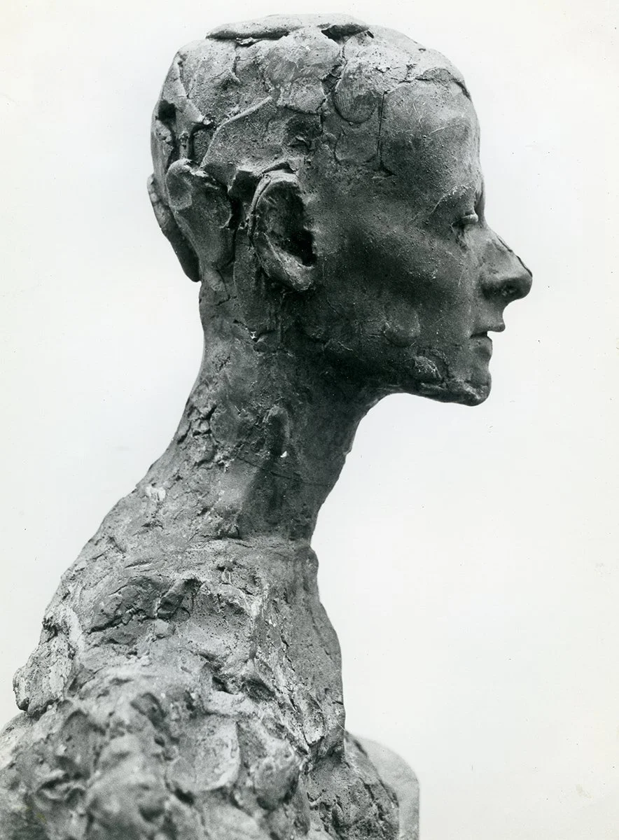 46. Phillipa portrait, Bronze, Life-Size, Circa 1976