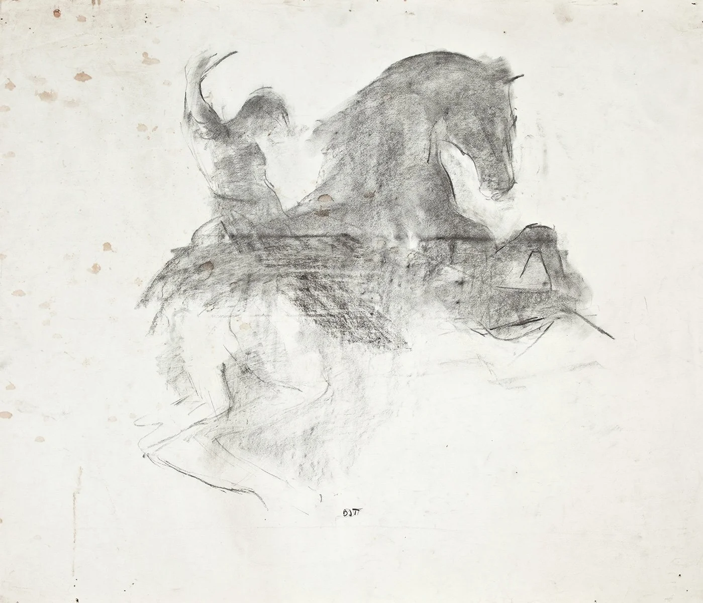 118. Apocalypse Horse profile, 92 x 81 cm, 2005, SOLD