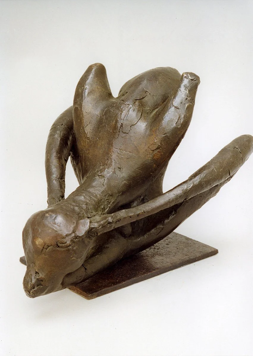 32. Stretching Cat, Bronze, 1953, 17.5 x 35.5 x 25.5 cm