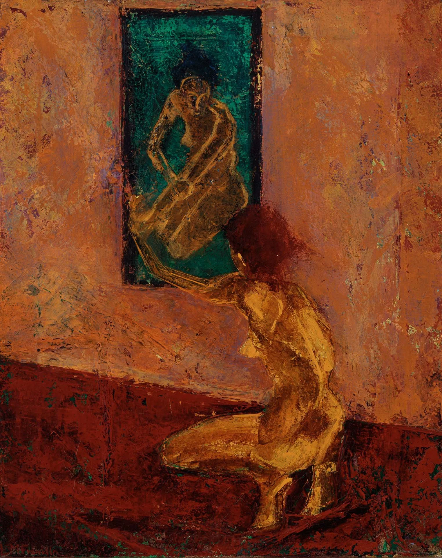Reflection - Oil paint, 22 x 18“ / 56 x 46 cm