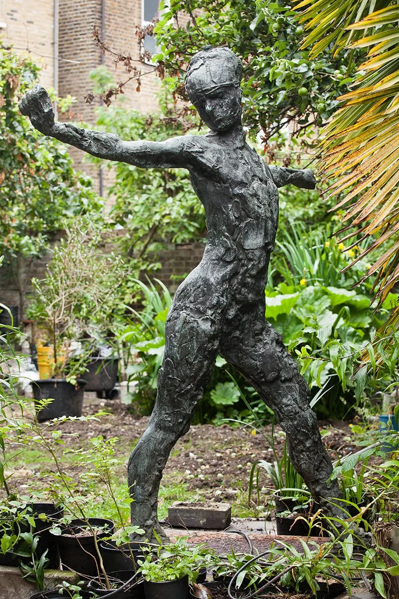 12. Debbie Standing Figure, Bronze, 1980, 171 x153 x 81cm