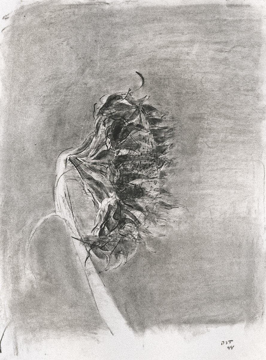 145. Sunflower profile 1, 100 x 71 cm, 1990