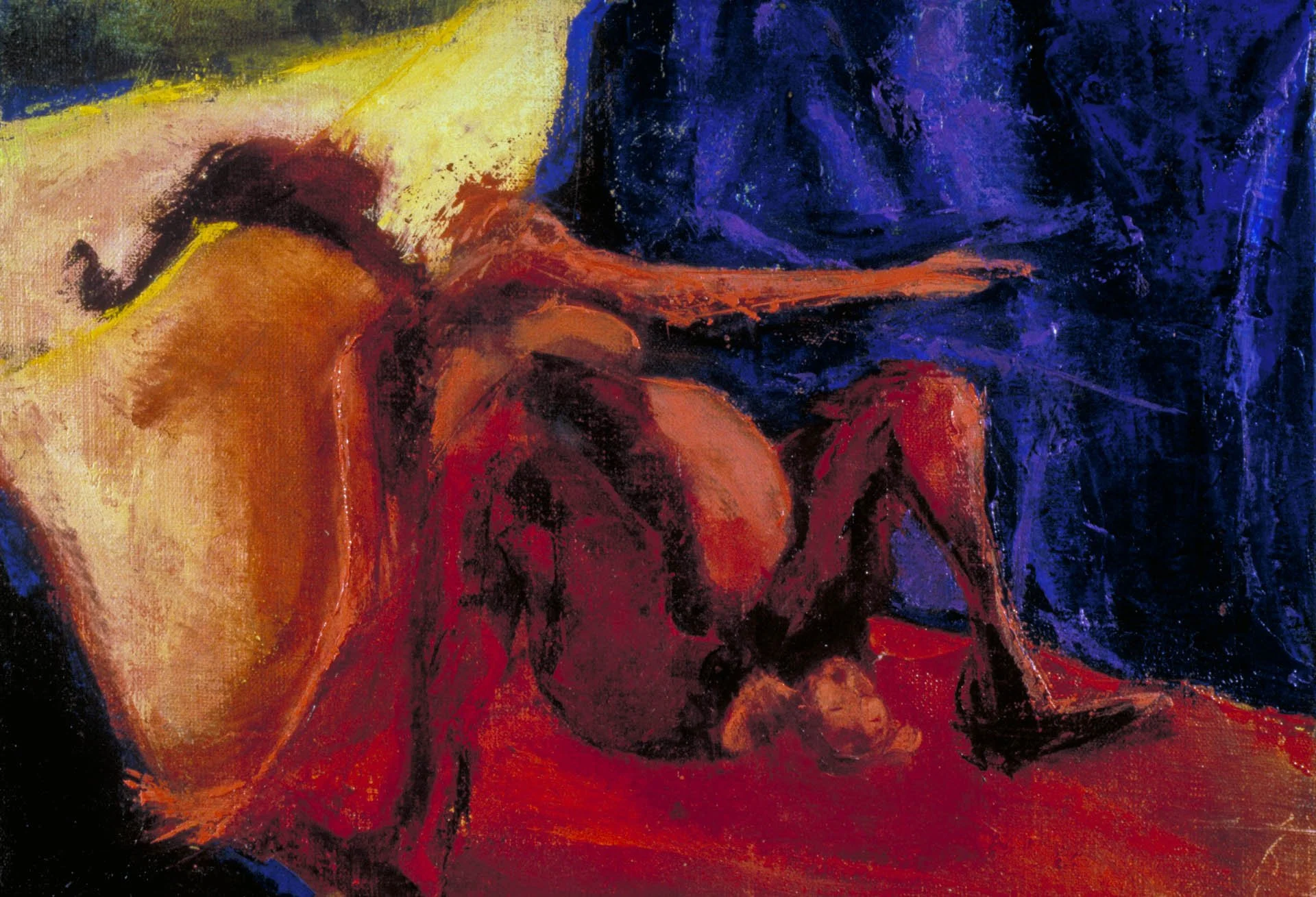 Relief 1992 Oil paint on canvas. 30 x 36 cm. Artist’s collection.