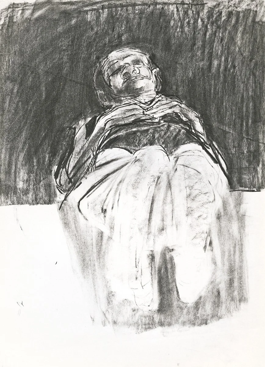 101. Old Man Stanhope Reclining, 76x81cm, 1979