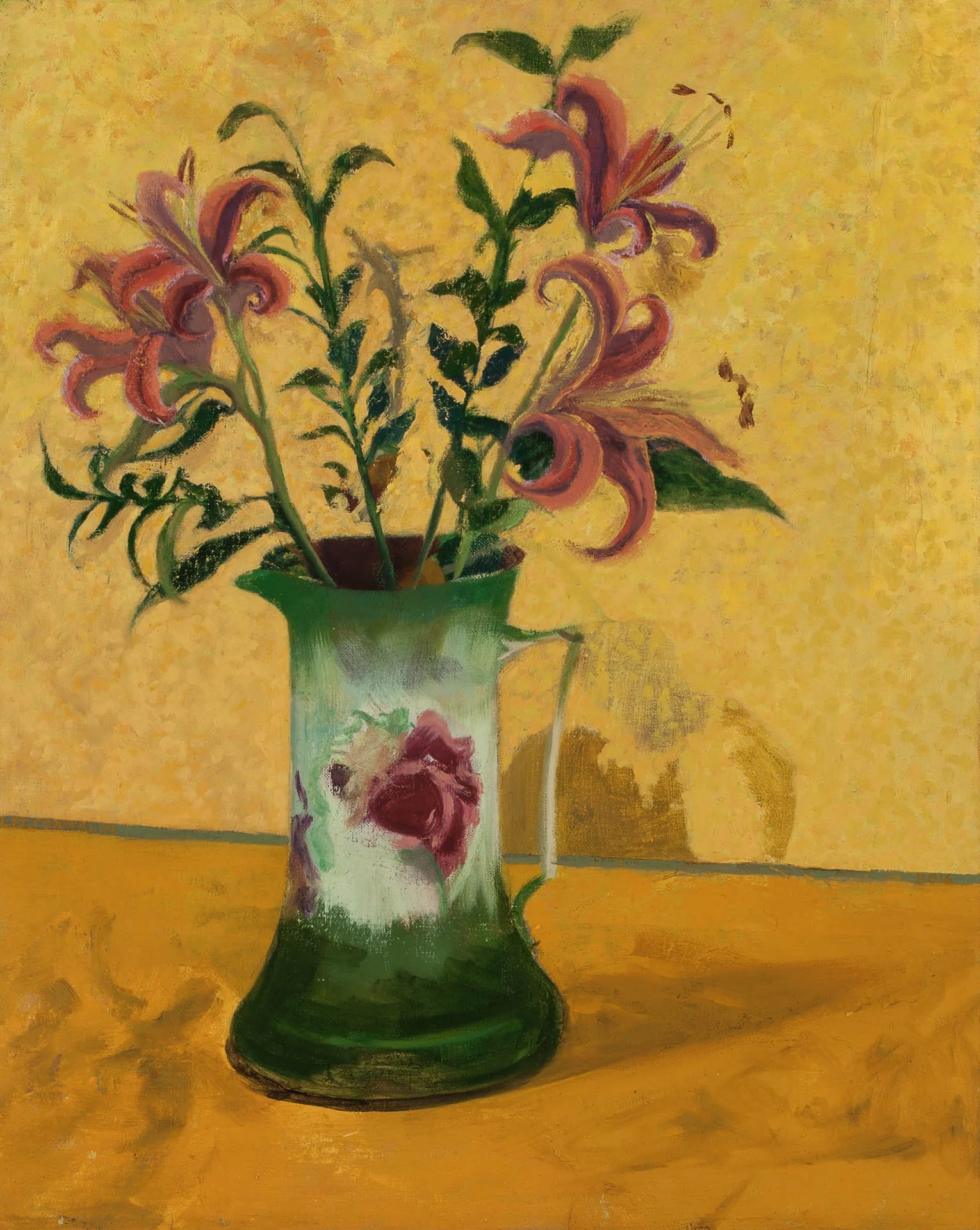 Pink Lillies - oil paint, 60 x 40 cm