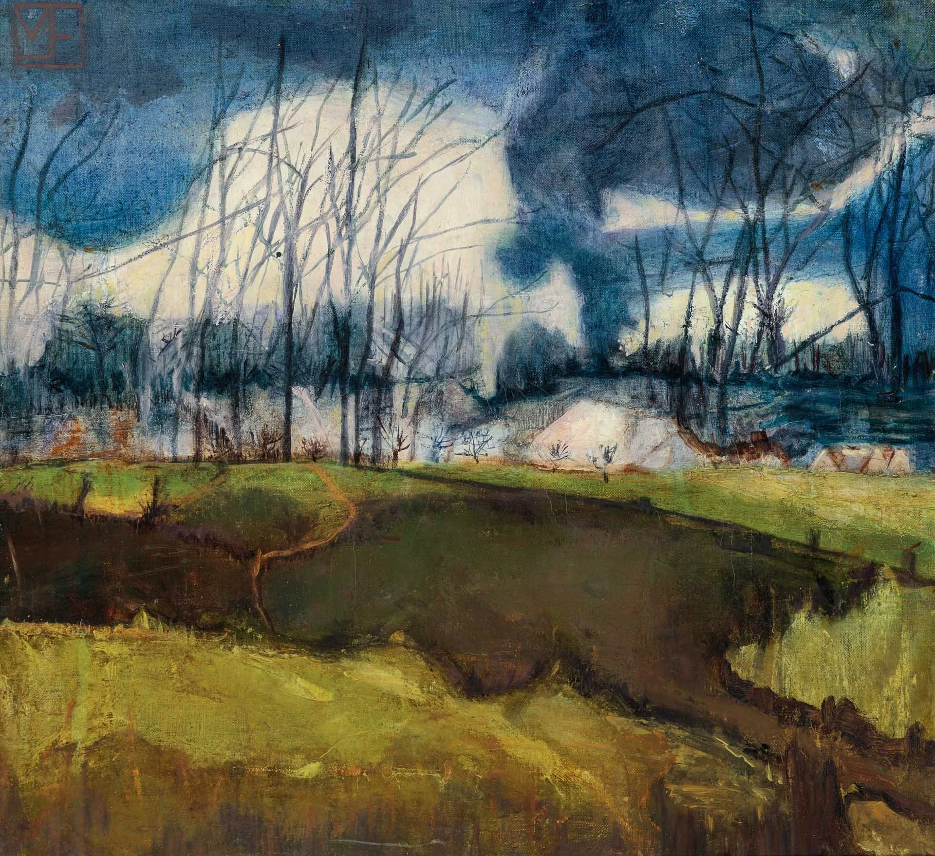 Landscape - Oil Paint, 12 x 14“ / 30 x 36 cm