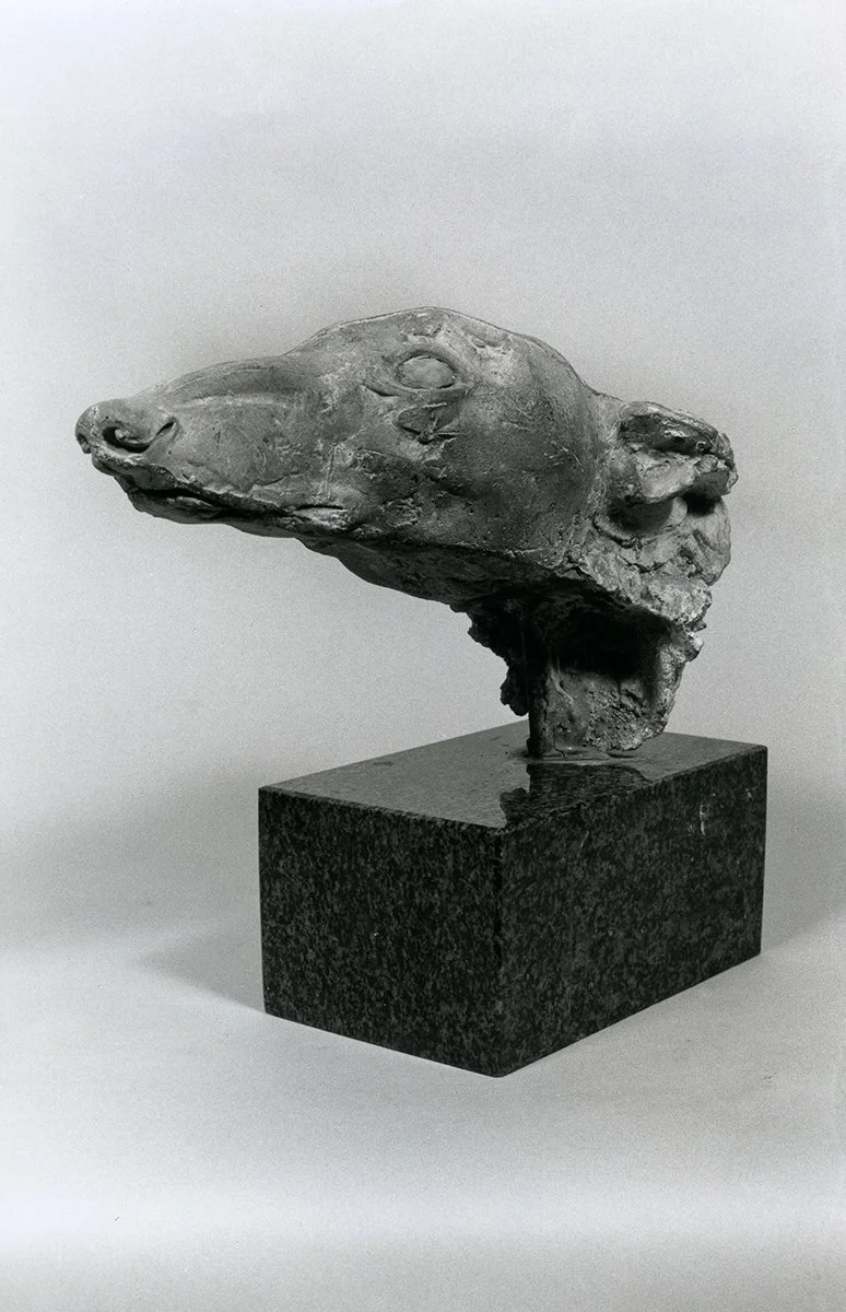 7. Portrait of Billy Greyhound, Bronze, 1960, 20 x 30 x 15 cm