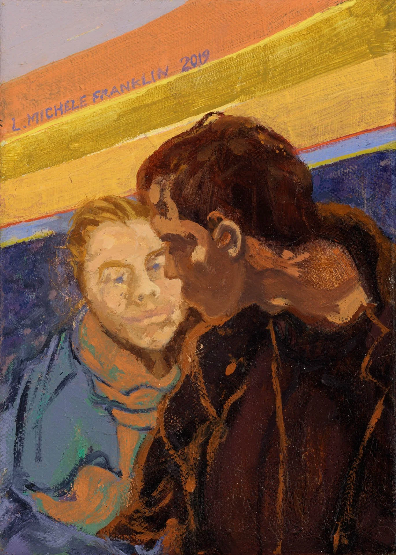 Young Love - Oil painting, 8 x 6“ / 15 x 20 cm