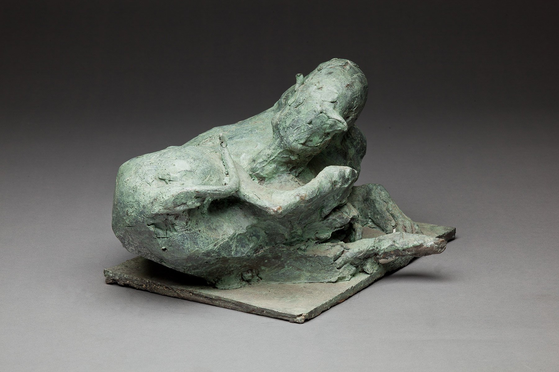 35. Lilie Curled Up, Bronze, 20.5 x 35.5 x 28 cm, 2009