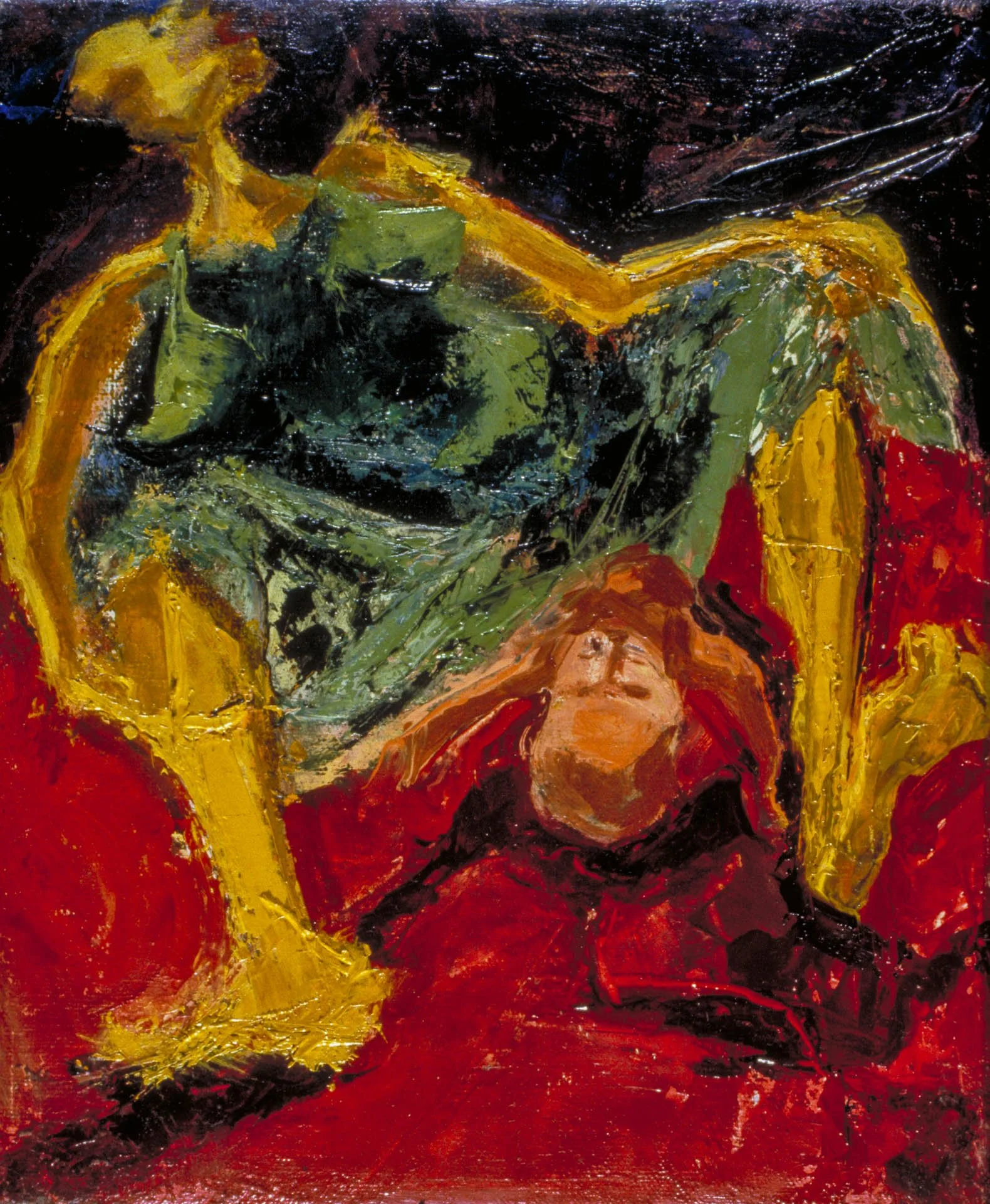 Birth 1992 oil paint 91 x 61 cm 