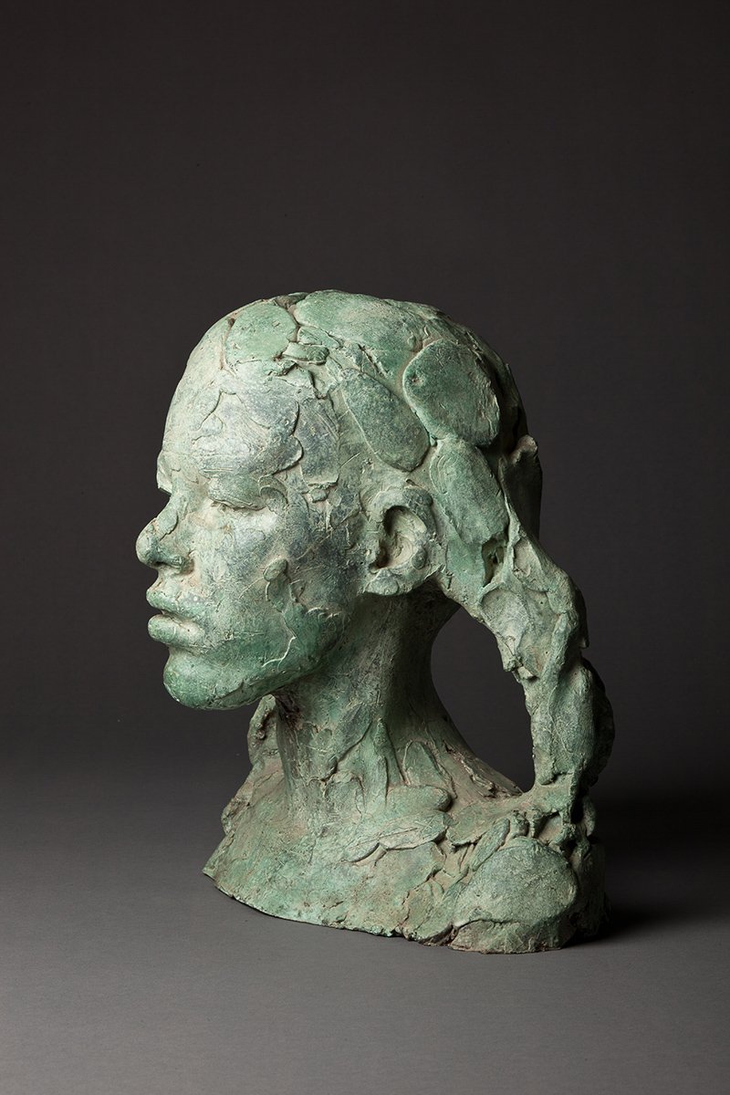 63b. The Artist's Daughter, aged 12, Belle with Plaits, 2001