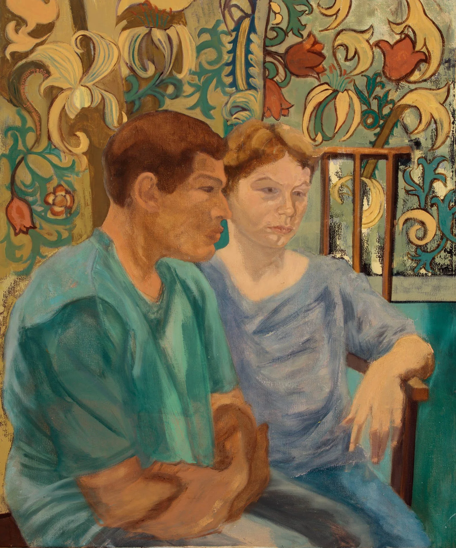 Dashiell and Gabriel - oil paint – 95cm x 80cm