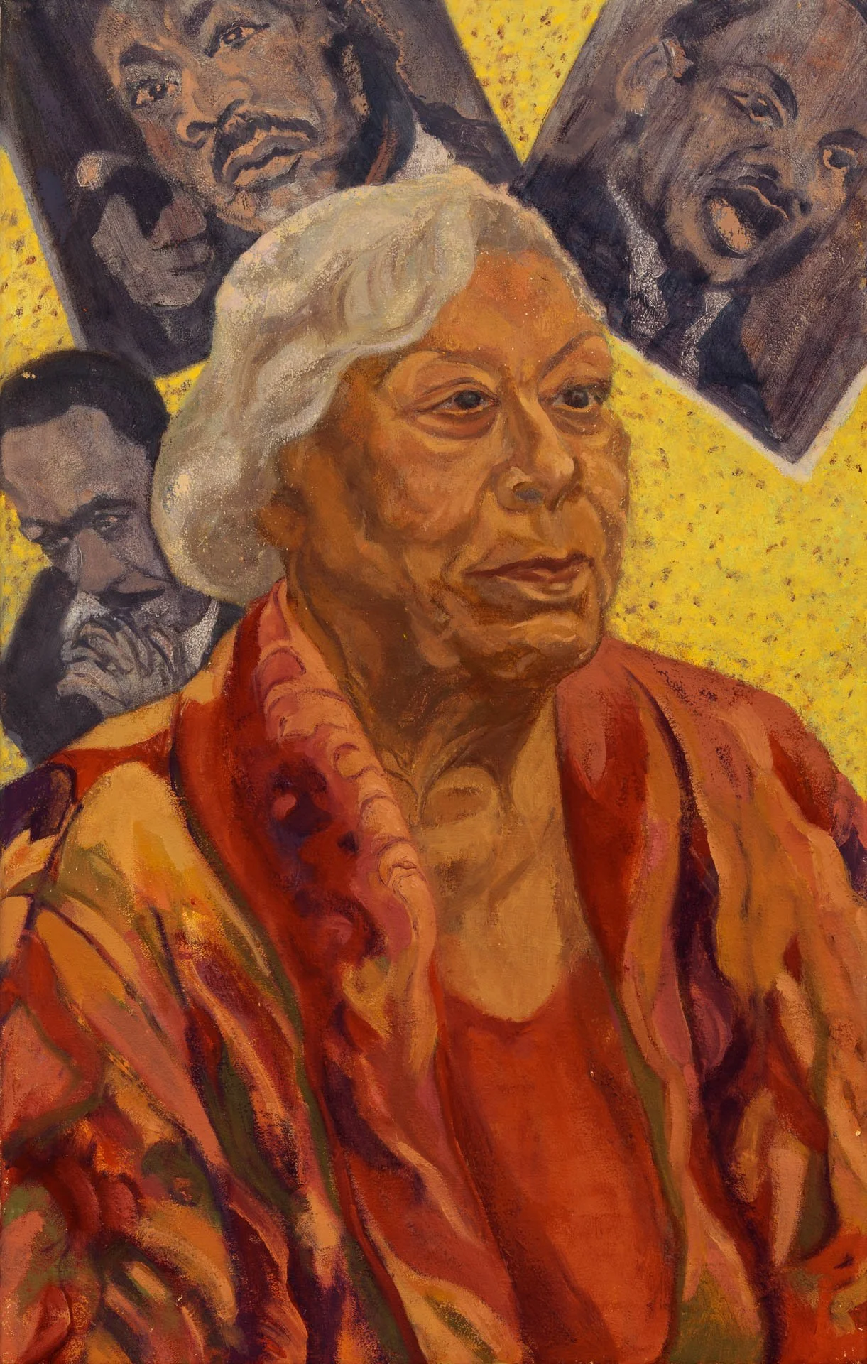 My Mother - "I have a dream" - oil paint  55 x 40cm