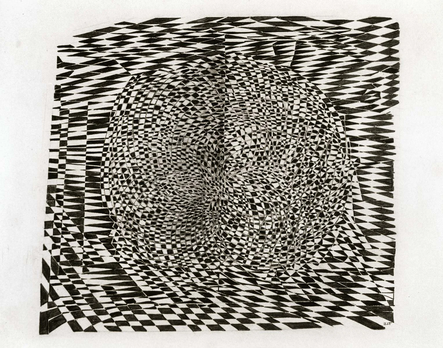 170. Geometric Sunflower Sphere 1, 71 x 76 cm, 1996