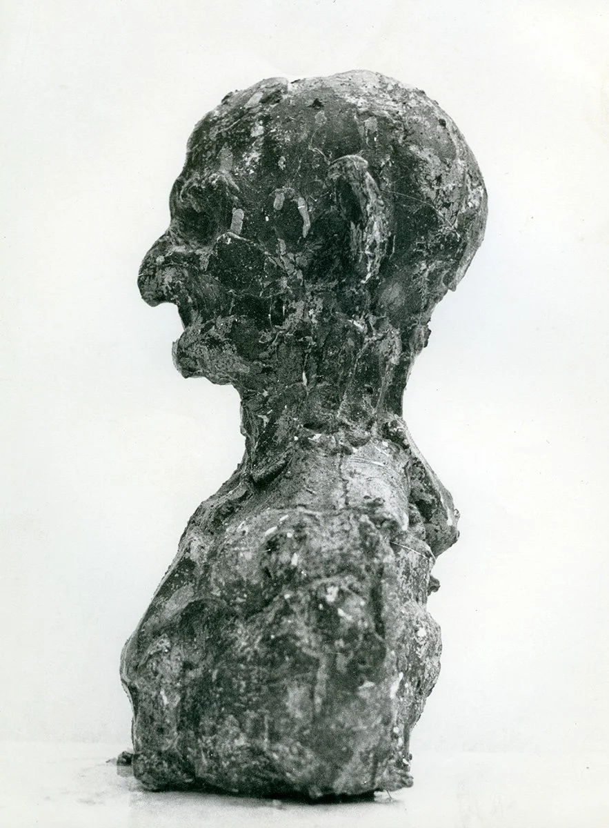 45. Old Man Stanhope, Bronze, 56 x 36 x 28 cm, 1978, N/A at present