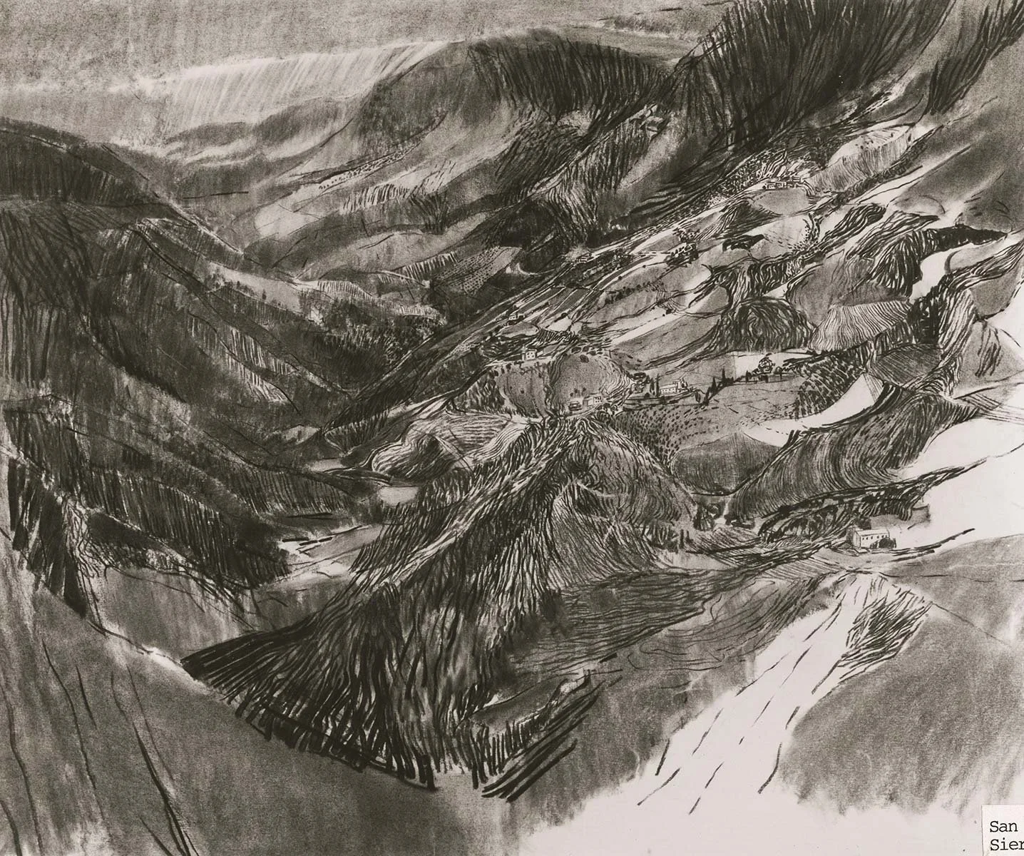 160. Italian Landscape Umbria, 71 x 86 cm, 1998, NFS