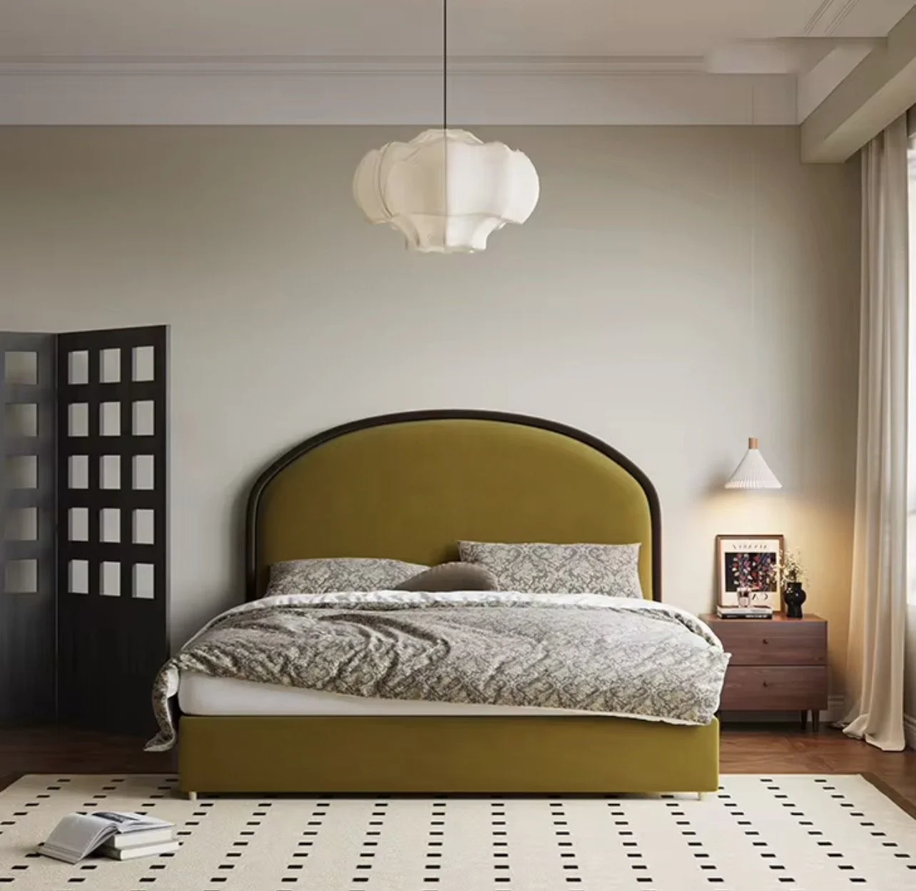 The Elara Arched Velvet