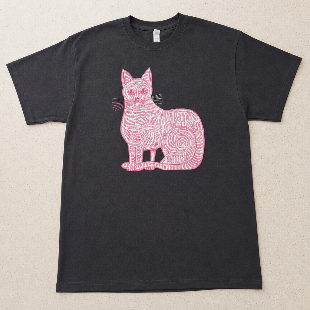 pink neon cat shirt front edit.png
