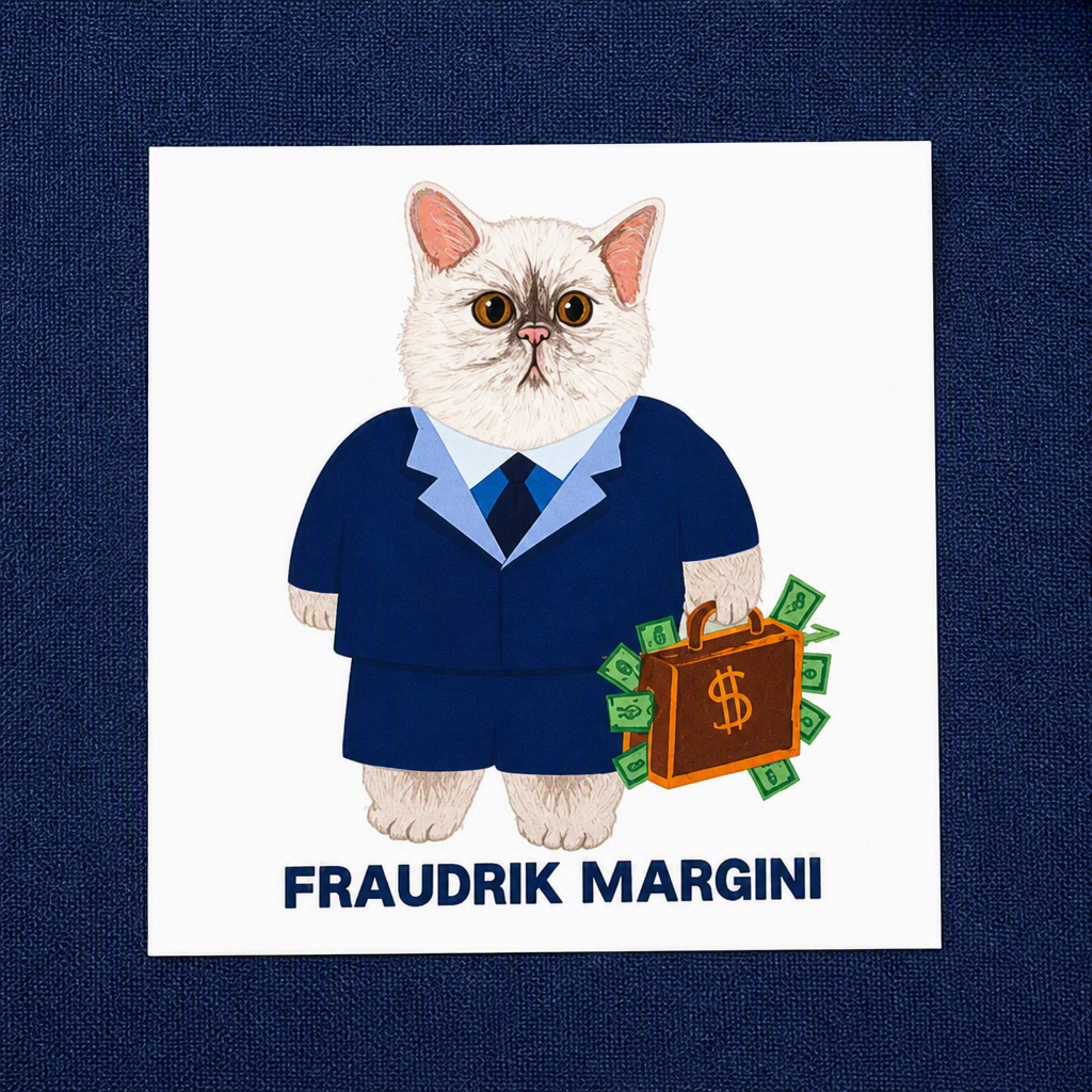Fraudrik Margini Sticker