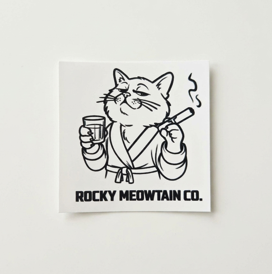 Dapper Cat Sticker