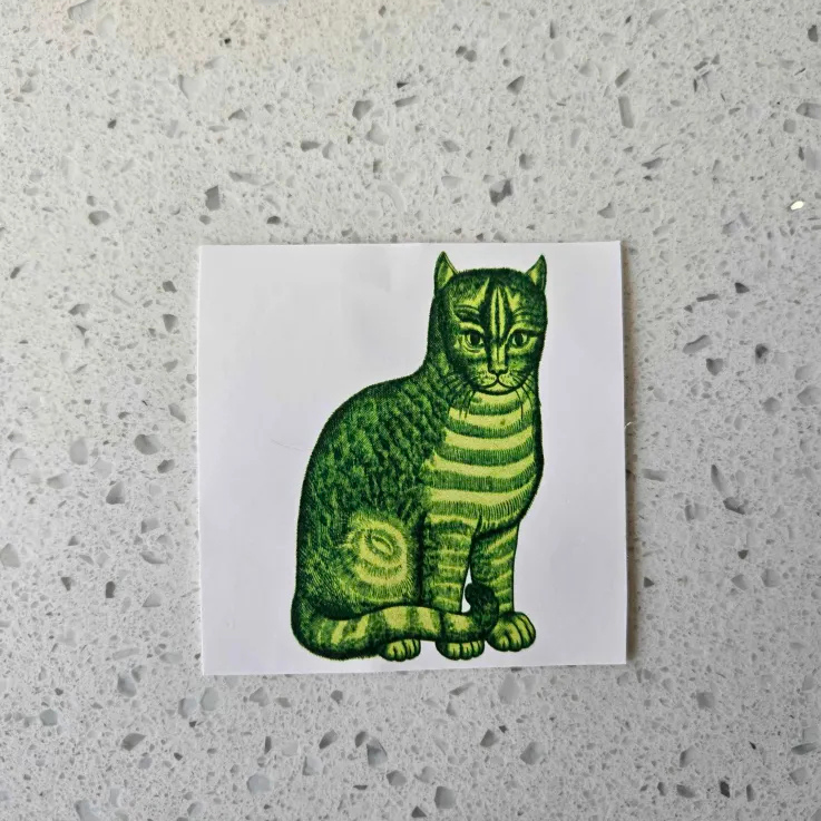 Neon Cat Series Stickers