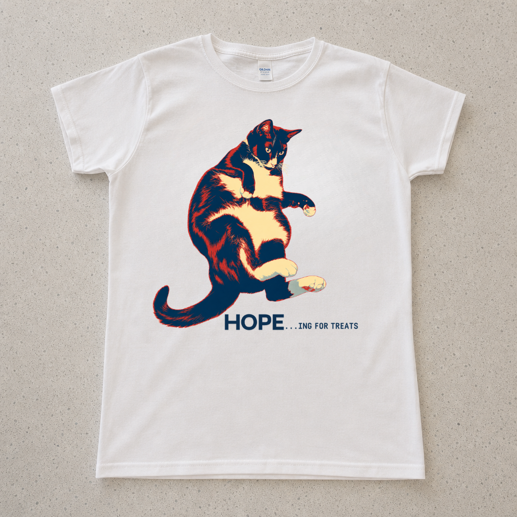 Hope Kitty - Women's Round Neck