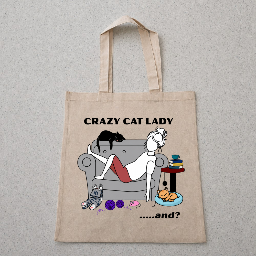Crazy Cat Lady Tote