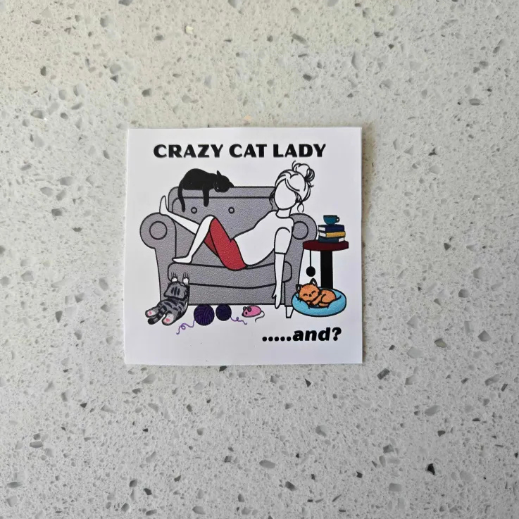 Crazy Cat Lady Sticker