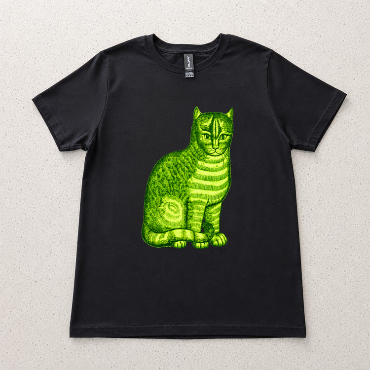 Green Neon Cat - Women's
