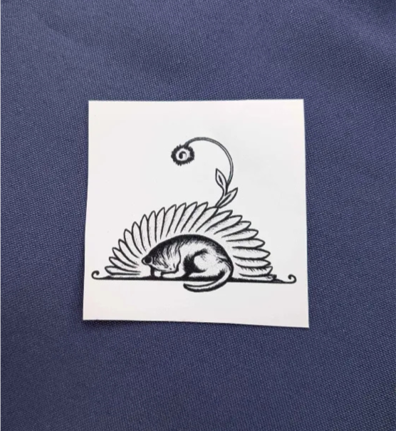 Sleeping Kitty Sticker