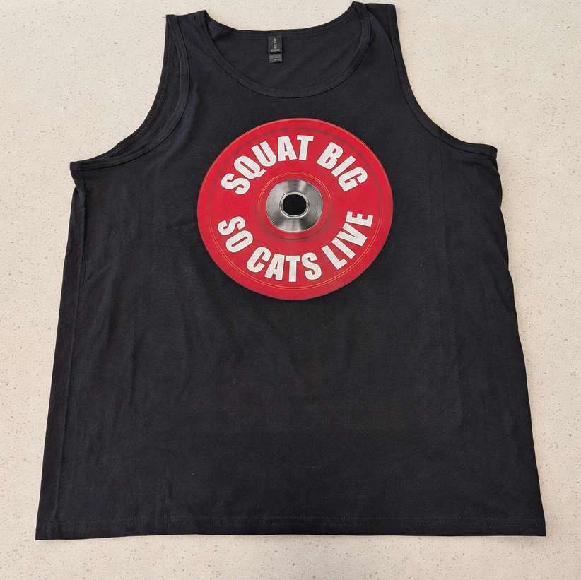 Squat Big So Cats Live Tank