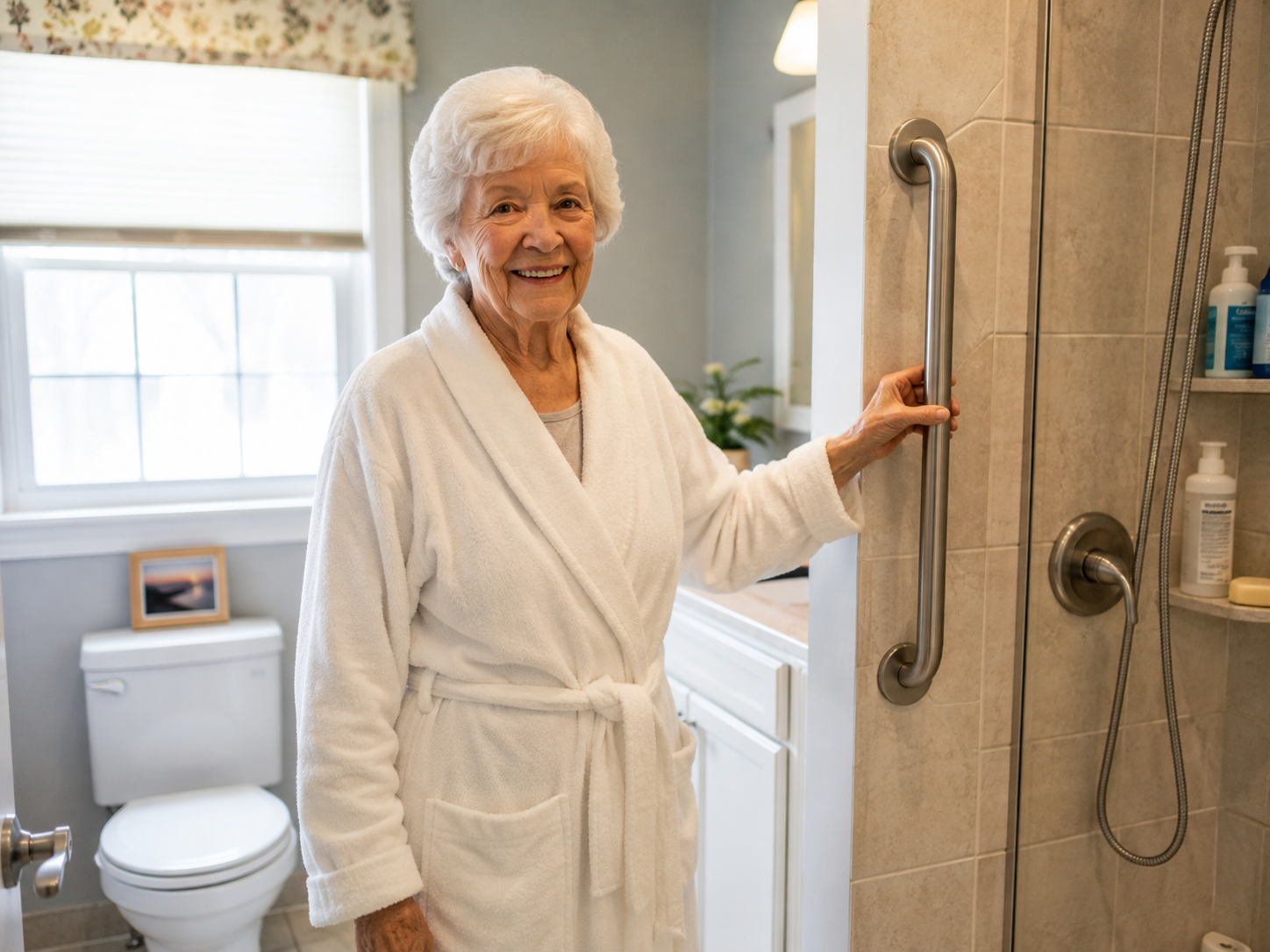Aging-in-place, grab bar