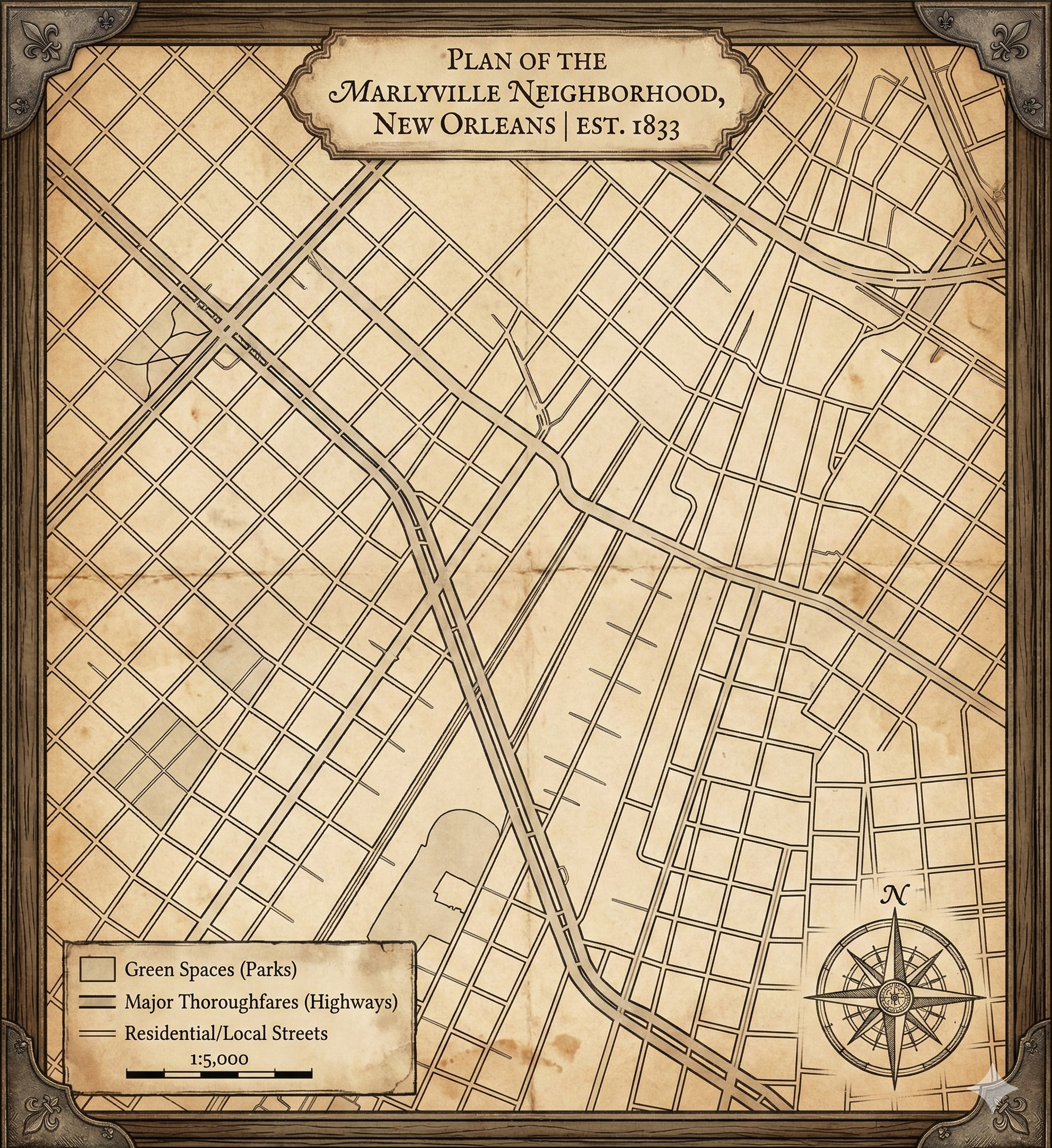 Plan of Marlyville Neighborhood (AI)