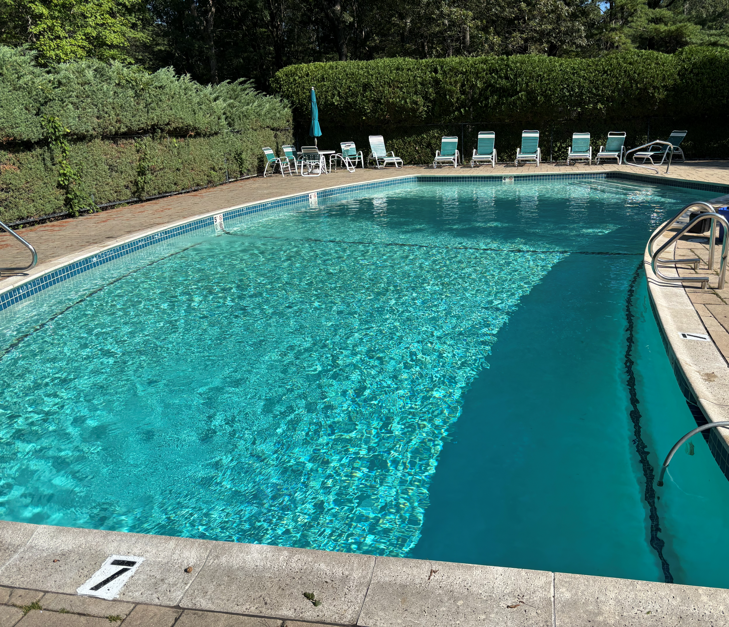 Pool opening