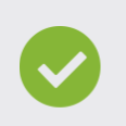Green checkmark inside a green circle