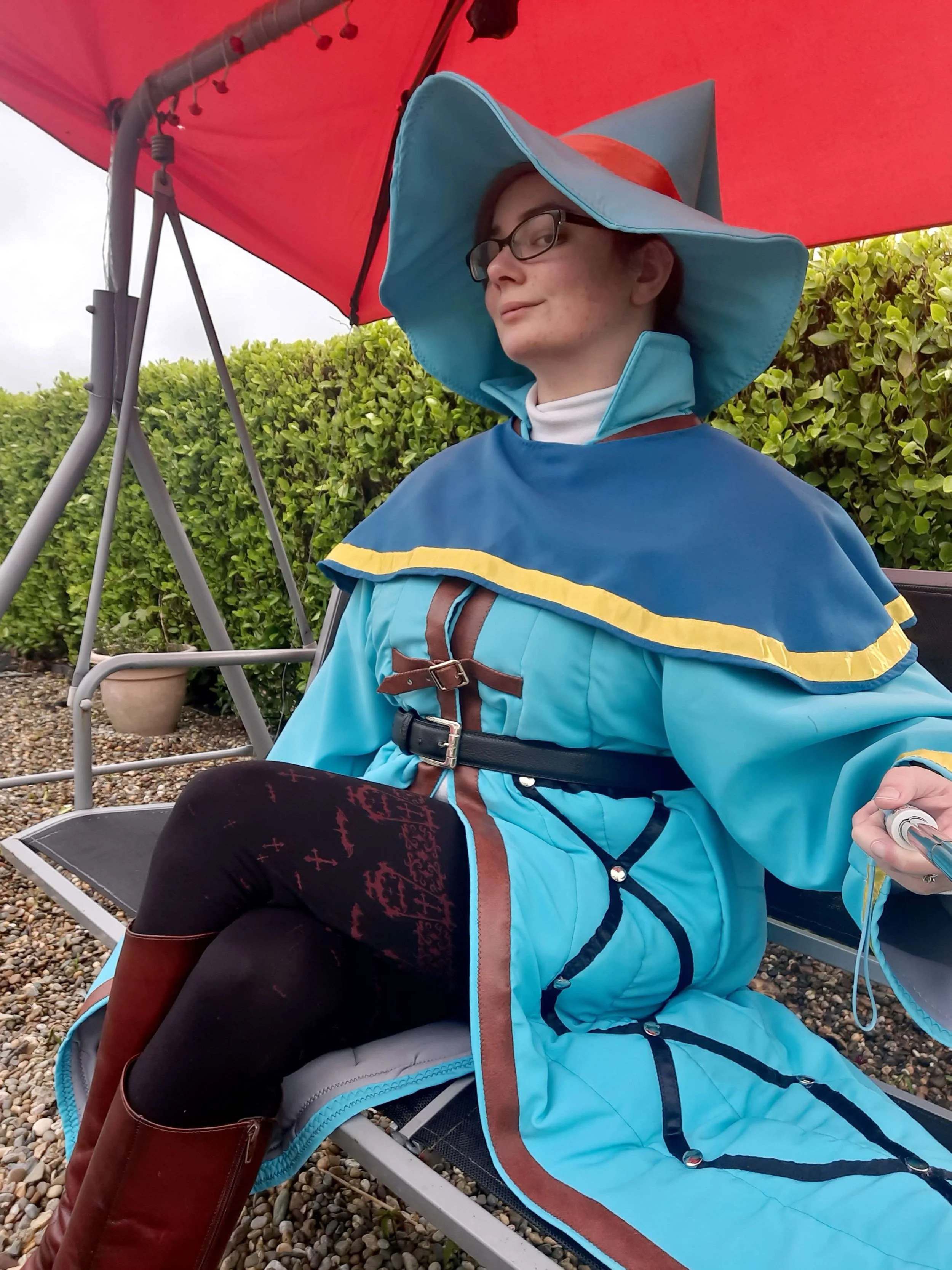 Wizard robe costume in blue