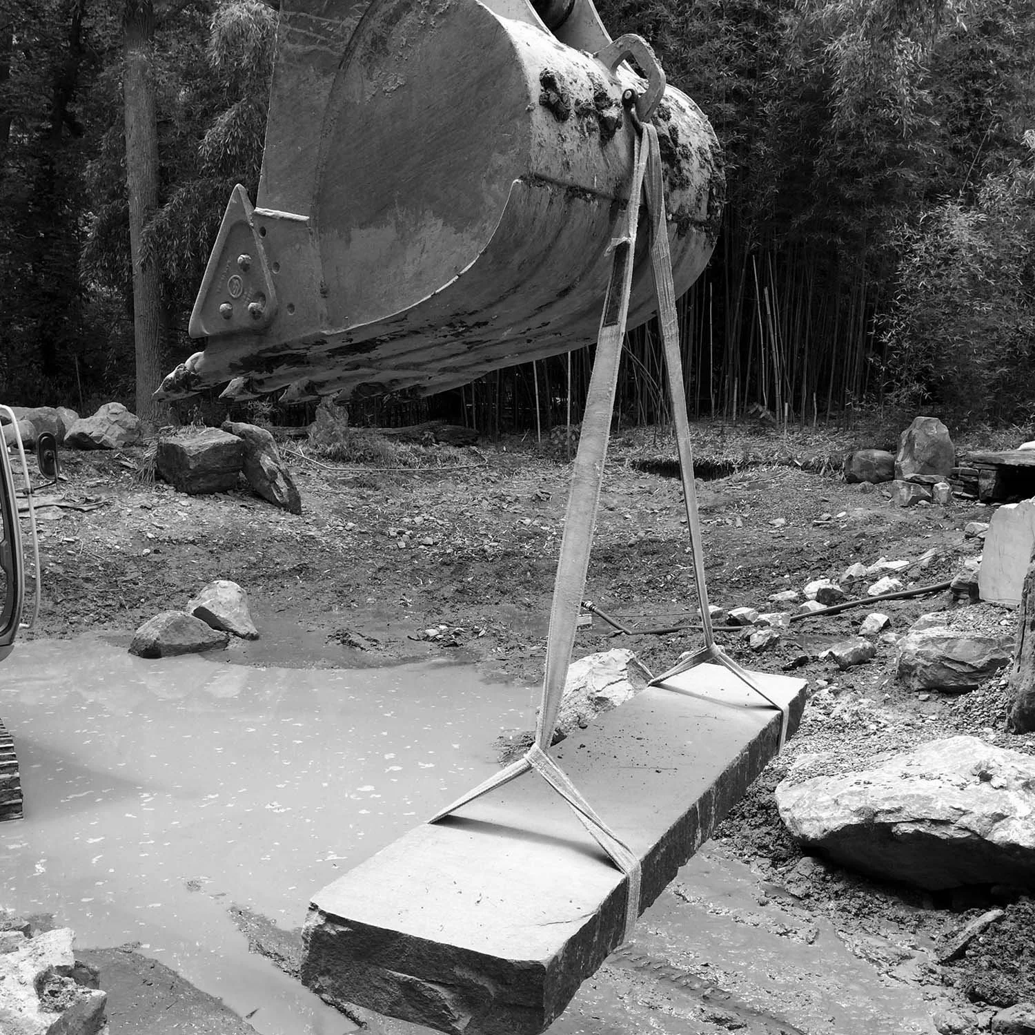 Stone Bridge for Japanese Pond Garden