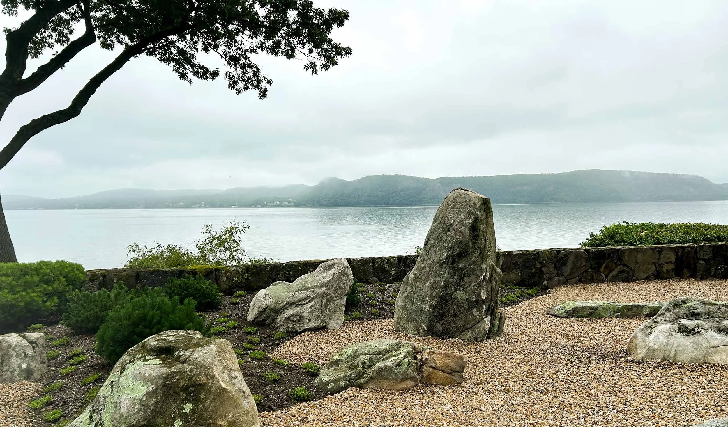 Japanese Zen Garden on Hudson River