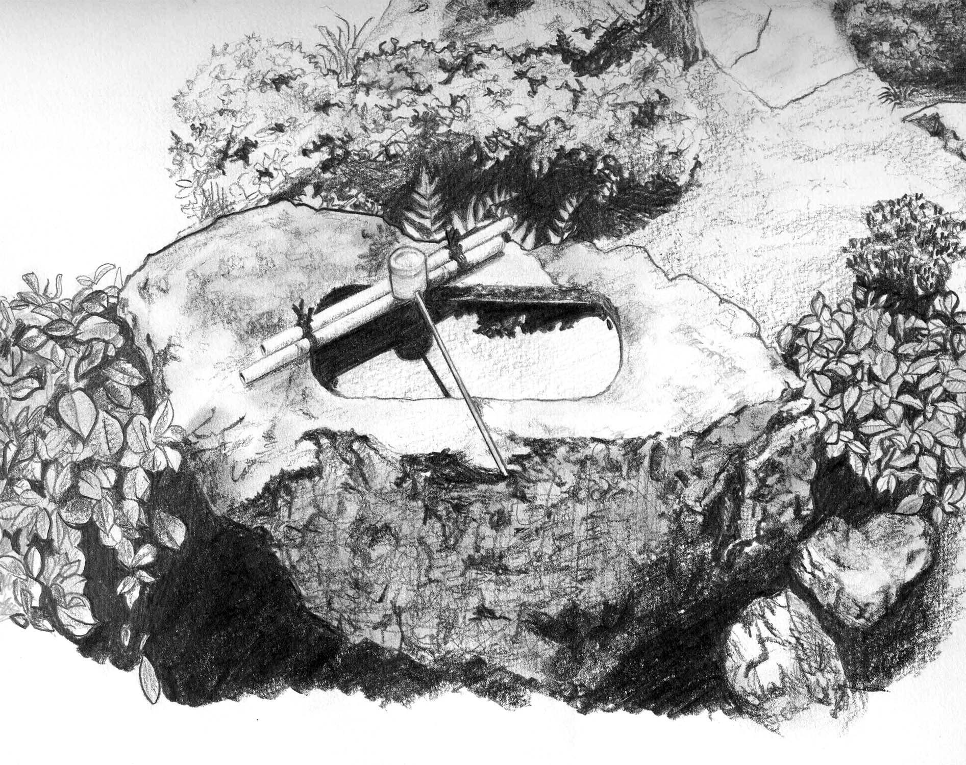 Japanese Stone water basin