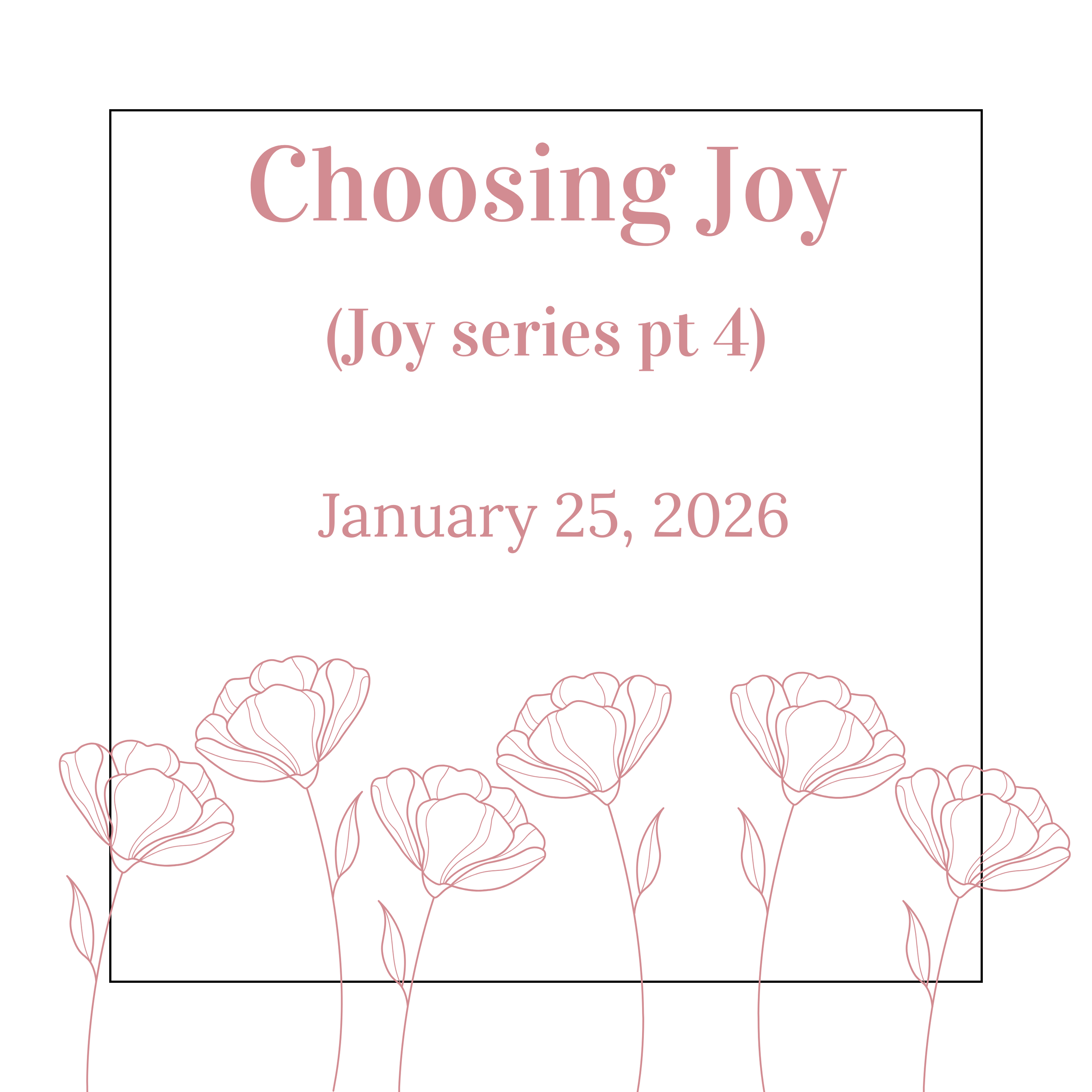 Choosing Joy