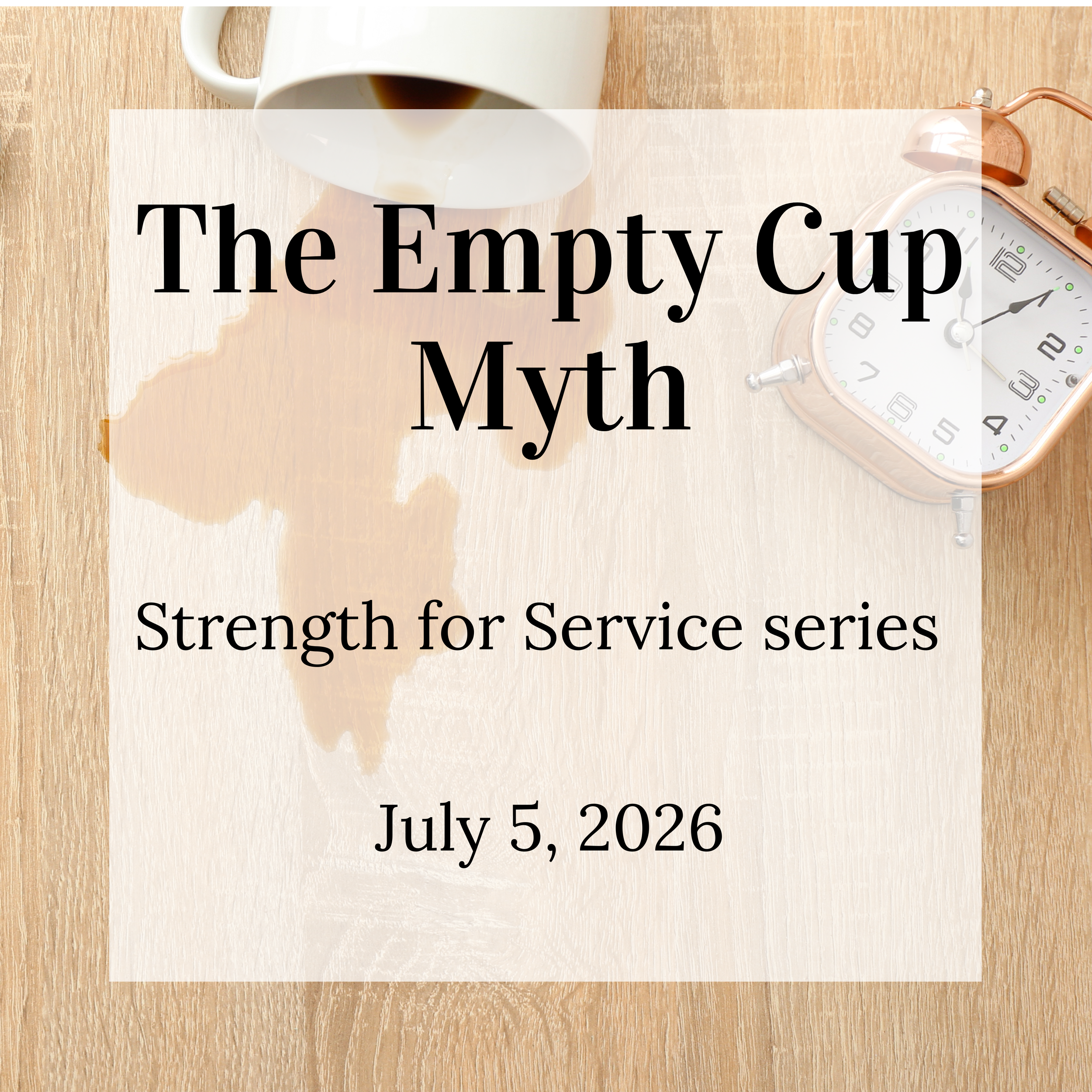 The Empty Cup Myth