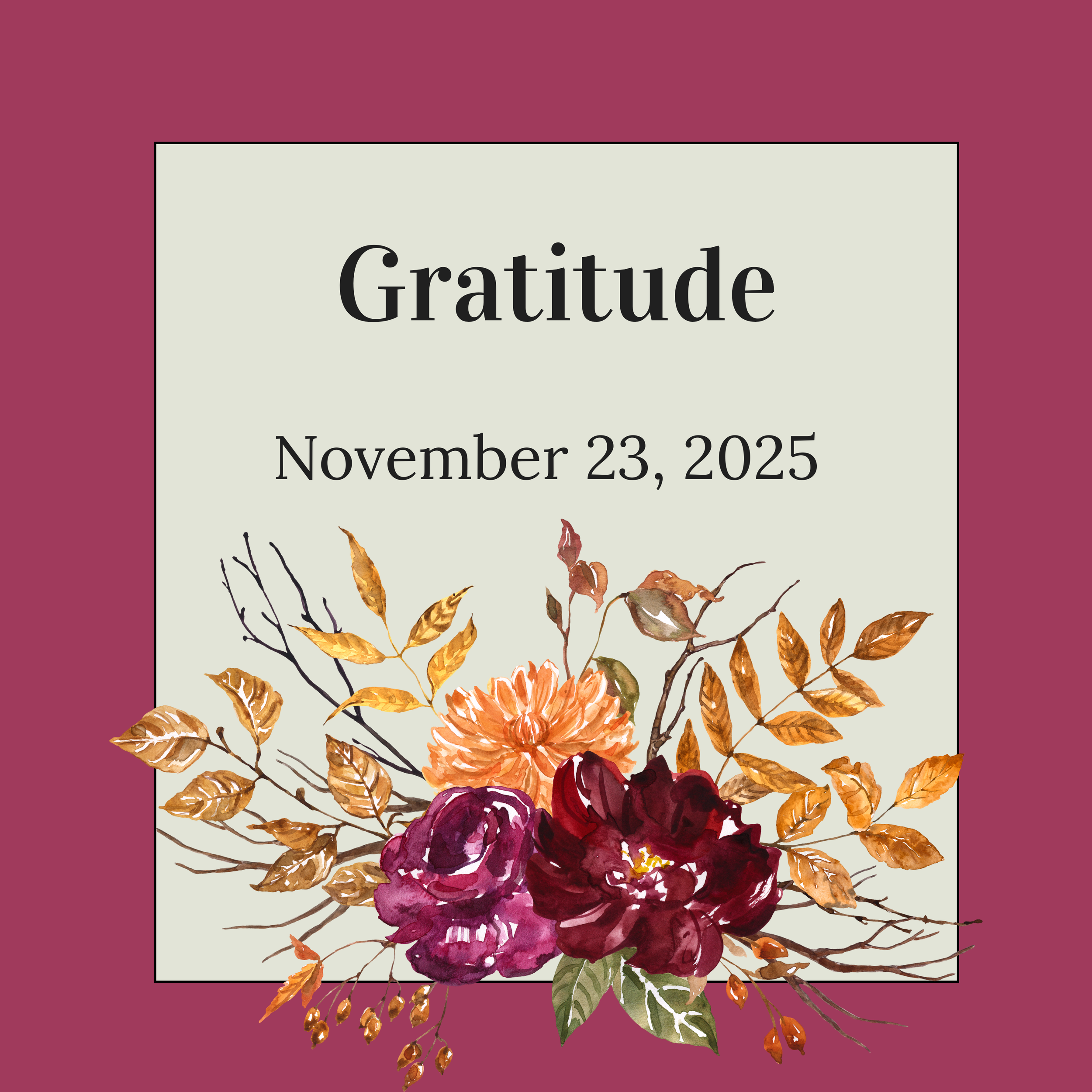 Gratitude