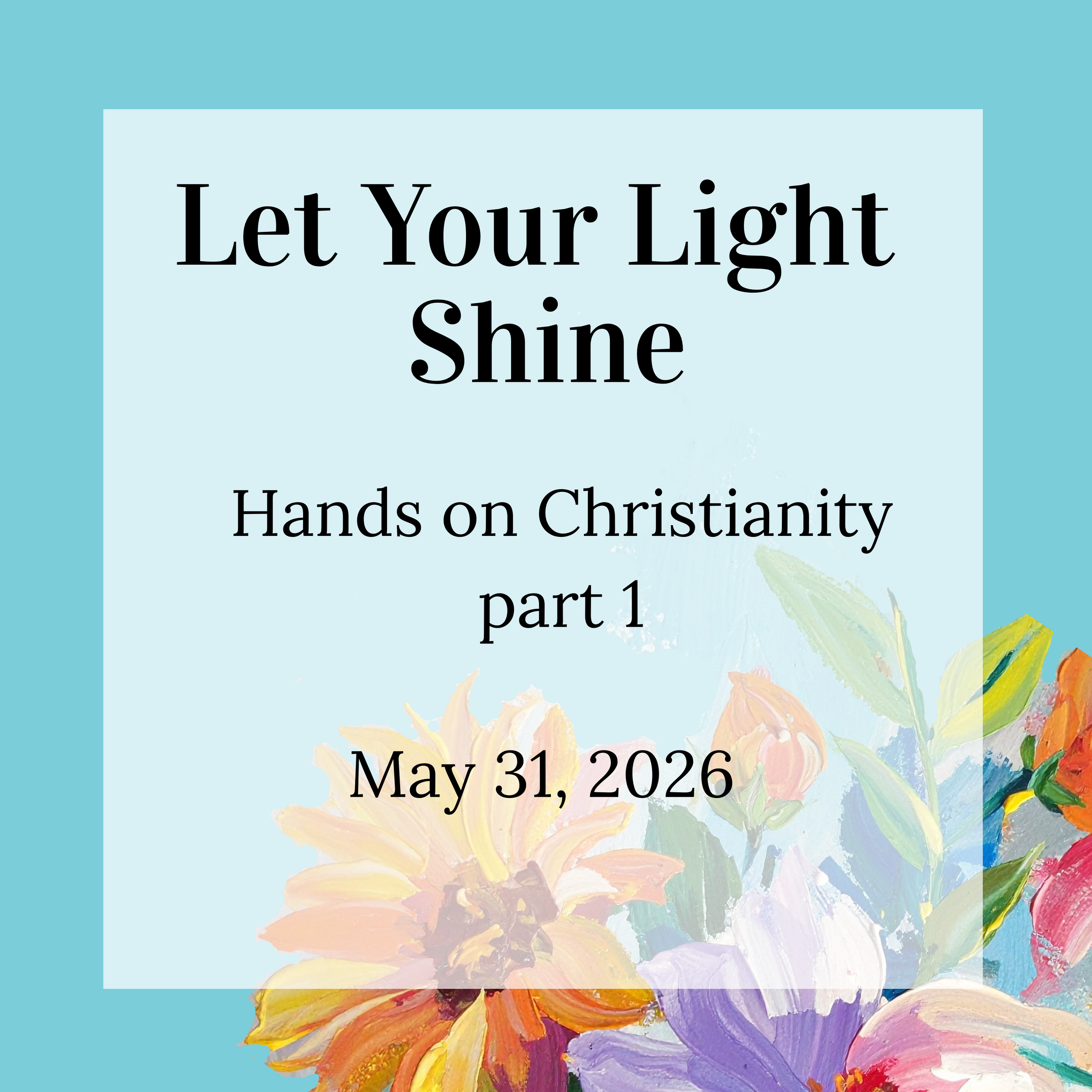 Let Your Light Shine