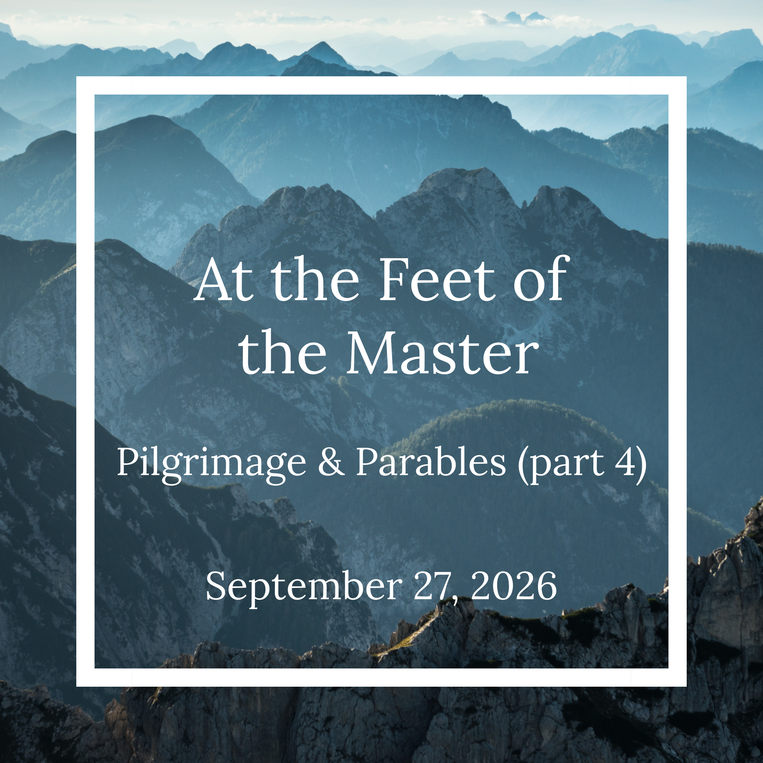 At the Feet of the Master