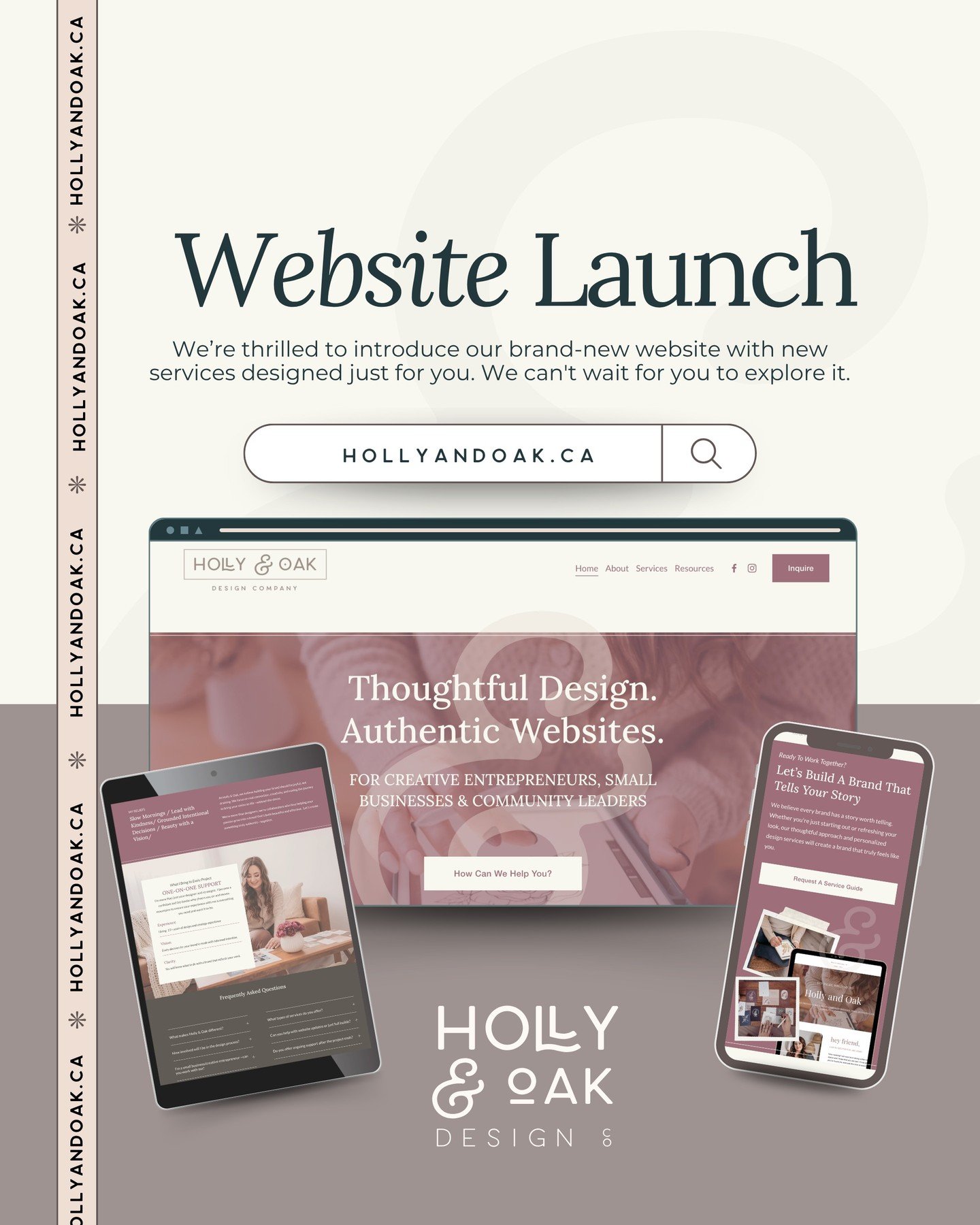We&rsquo;re beyond excited to announce that the brand-new Holly &amp; Oak website is officially live! 🌿✨ 

After the way this year started, we felt like we needed a fresh start - just in time to align with new starts in the Spring!

Whether you&rsqu