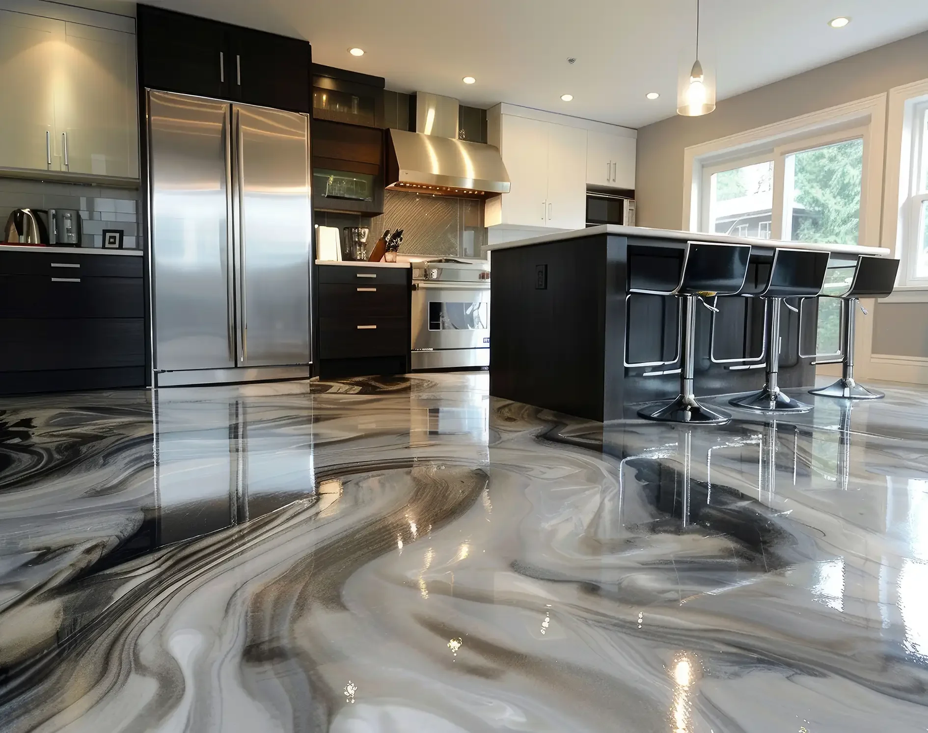 Interior Kitchen floors Huntersville NC